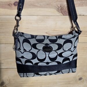 Coach Black and Gray Women's Bag
